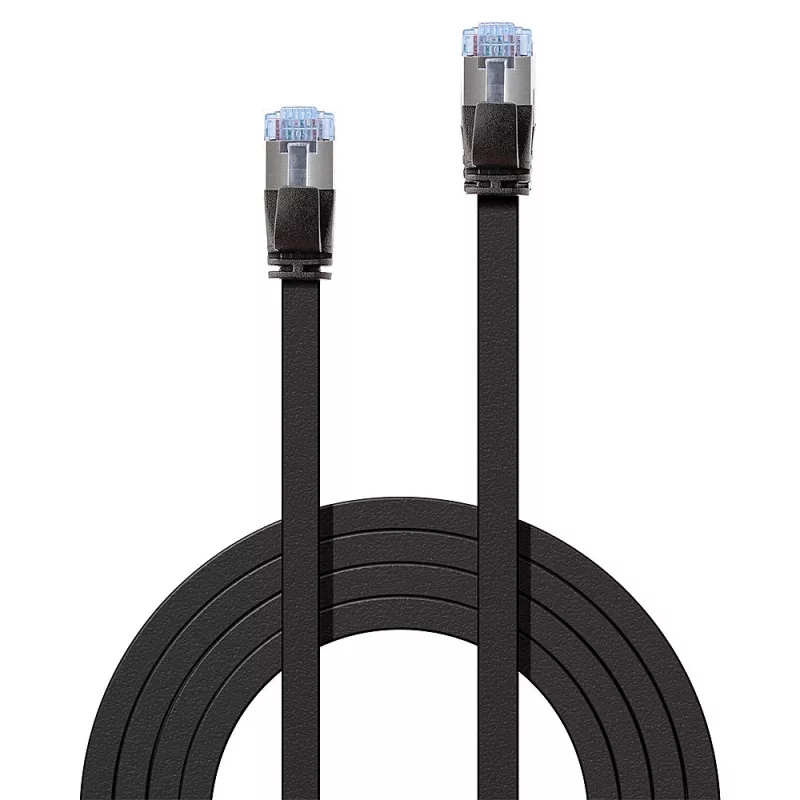 Lindy 47484 sieťový kábel čierny 5 m Cat6a U/FTP (STP)