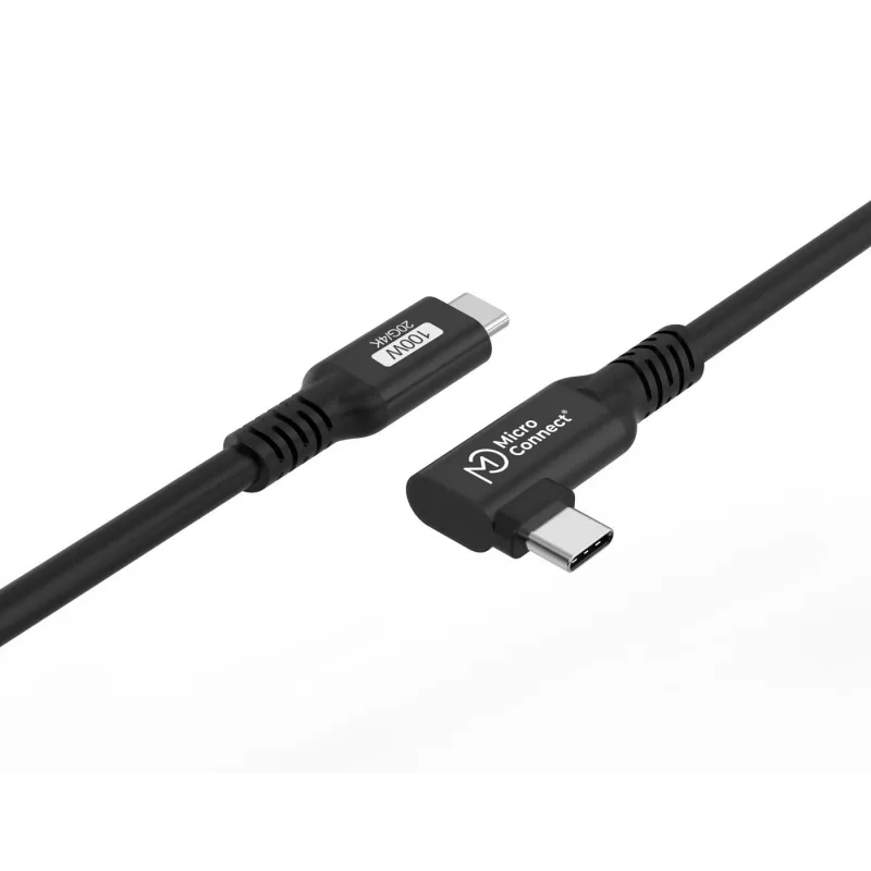 Microconnect USB3.2CC005-A USB kábel USB 3.2 Gen 2x2 0,5 m USB C čierny