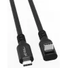 USB-C na USB-C kábel MicroConnect MC-USB3.2CC025-FA, USB 3.2 Gen 2x2, 0,25 m, čierny