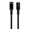 USB-C na USB-C kábel MicroConnect MC-USB3.2CC025-FA, USB 3.2 Gen 2x2, 0,25 m, čierny