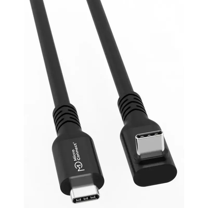 USB-C na USB-C kábel MicroConnect MC-USB3.2CC1-FA — USB 3.2 Gen 2x2, 1 m, čierny