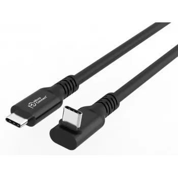 USB-C na USB-C kábel MicroConnect MC-USB3.2CC1-FA — USB 3.2 Gen 2x2, 1 m, čierny