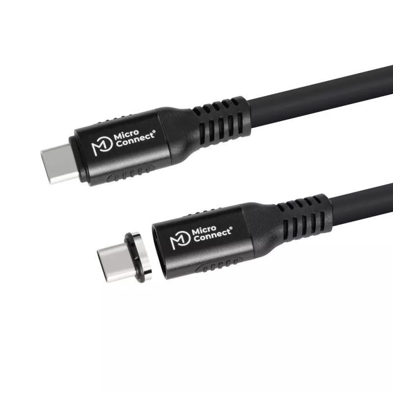 USB4 Gen 3x2 USB-C na USB-C kábel MicroConnect MC-LS-USB4CC0.15, 0,15 m, čierny