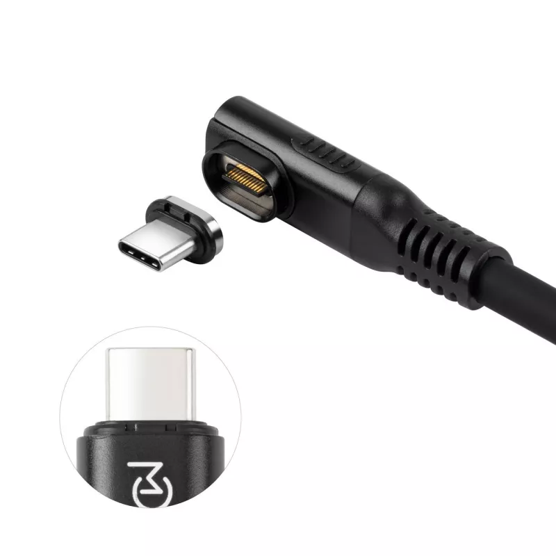 USB4 Gen 3x2 USB-C na USB-C kábel MicroConnect MC-LS-USB4CC0.15-A – 0,15 m, čierny