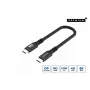 Microconnect USB4CC015 USB kábel USB4 Gen 3x2 0,15 m USB-C čierny