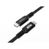 Microconnect USB4CC015-240W USB kábel USB4 Gen 3x2 0,15 m USB C čierny