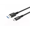 Microconnect USB3.2AC015 USB kábel USB 3.2 Gen 2 (3.1 Gen 2) 0,15 m USB C USB A čierny