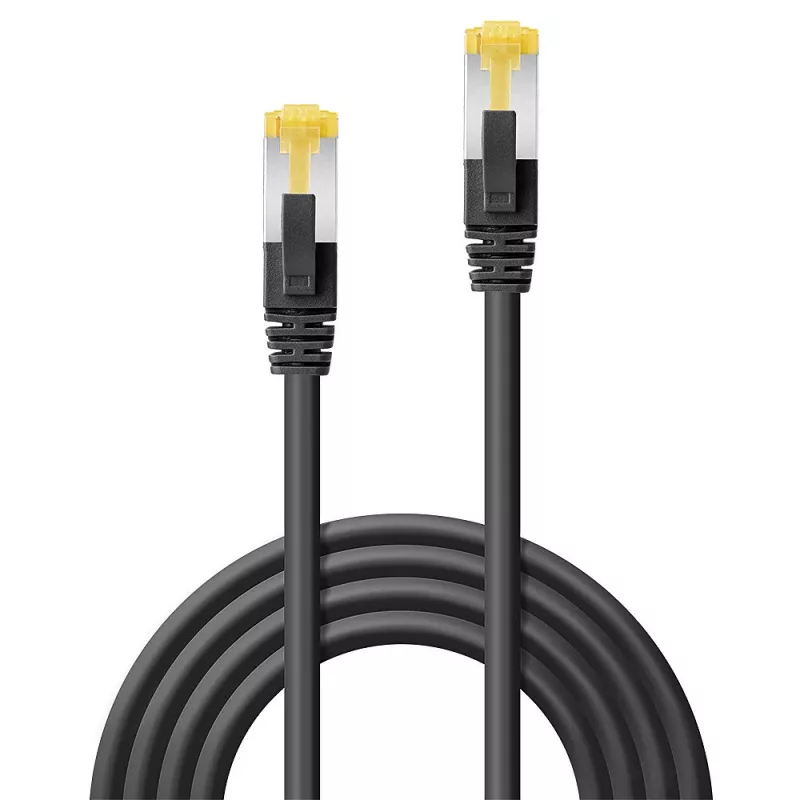 Lindy 47308 sieťový kábel čierny 1,5 m Cat7 S/FTP (S-STP)