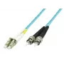 Optické vlákno kábel MicroConnect FIB412007 — OM3, 7 m, LC na ST, 50 µm, duplex, modrý