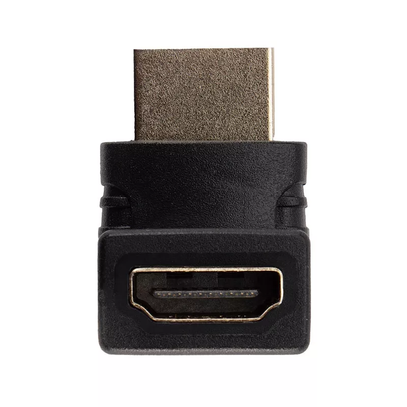 Lindy HDMI konektor samica na HDMI konektor samec 90-stupňový uhlový adaptér nahor