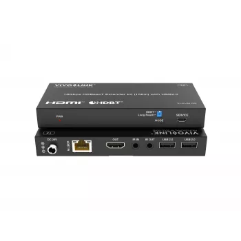 KVM sada VivoLink VLKVM150 HDBaseT KVM extender 18Gbps, dosah až 150 m