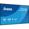 Digital-Signage plochý displej IIYAMA LH8664UHS-B3AG — 85,6 inch (2,17 m) 3840x2160 4K IPS, 450 cd/m², Wi‑Fi, Android, 24/7, čierny