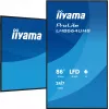 Digital-Signage plochý displej IIYAMA LH8664UHS-B3AG — 85,6 inch (2,17 m) 3840x2160 4K IPS, 450 cd/m², Wi‑Fi, Android, 24/7, čierny