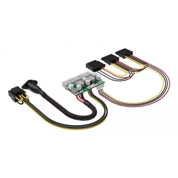 Akasa 150W DC-DC ATX adaptér 12V 180W viacfarebný