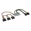 Akasa 150W DC-DC ATX adaptér 12V 180W viacfarebný