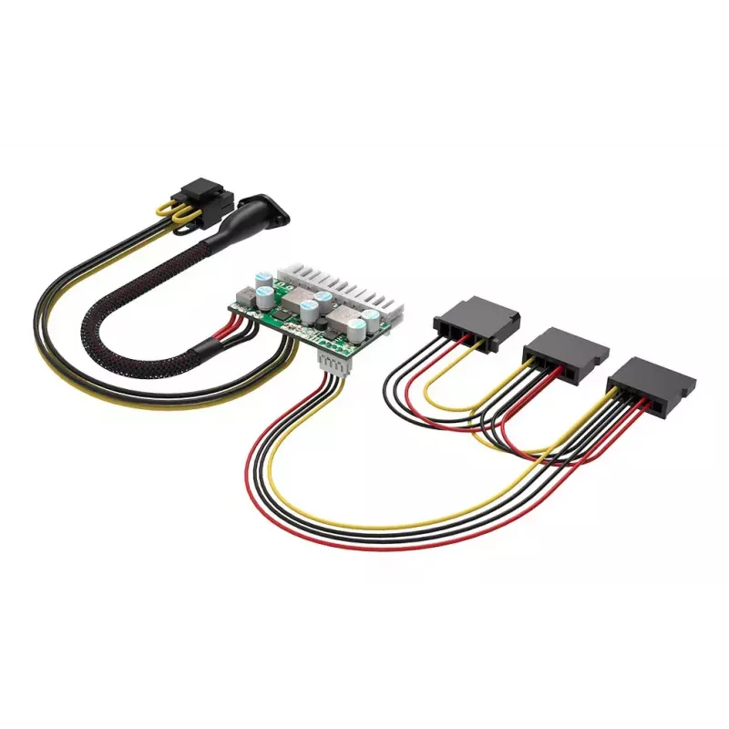 Akasa 150W DC-DC ATX adaptér 12V 180W viacfarebný