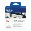 Nekonečná etiketa Brother DK22205 čierna na bielom 6,2 cm x 30,48 m