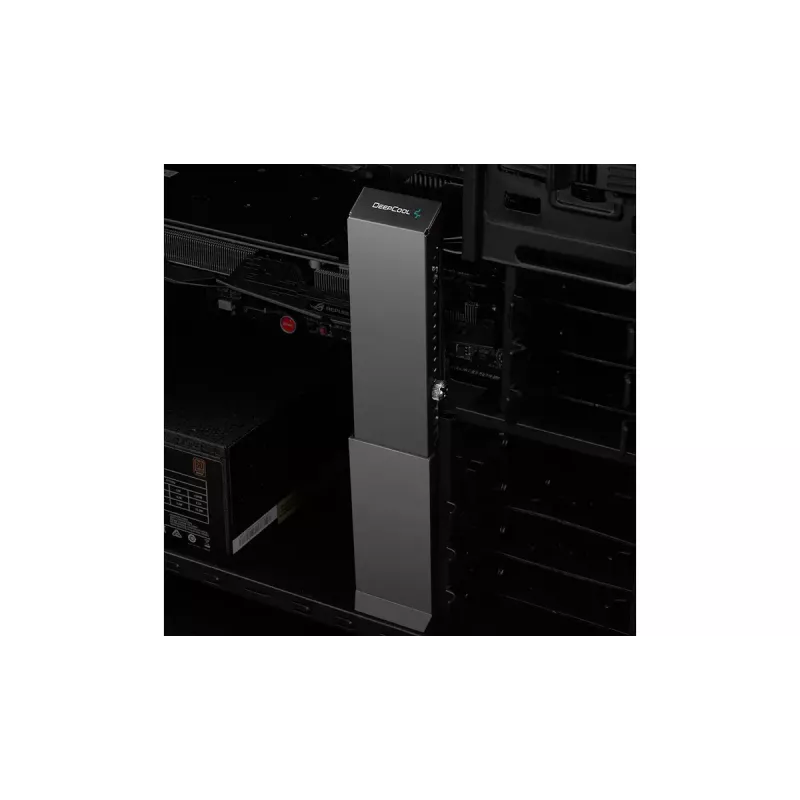 Držiak grafickej karty DeepCool GH-01 Universal, čierny, 52,6 × 60,6 × 163,7 mm
