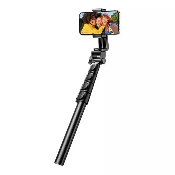 Selfie tyč UGREEN LP680 Bluetooth s diaľkovým ovládaním, vysúvateľná do 1,7 m, maximálna výška 180 cm, univerzálna kompatibilita, čierna