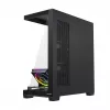 PC skriňa Mid-Tower MODECOM VOLCANO STELLAR PLUS ARGB MIDI, 5 predných ventilátorov, tvrdené sklo, USB-C