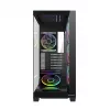 PC skriňa Mid-Tower MODECOM VOLCANO STELLAR PLUS ARGB MIDI, 5 predných ventilátorov, tvrdené sklo, USB-C