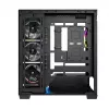 PC skriňa Mid-Tower MODECOM VOLCANO STELLAR PLUS ARGB MIDI, 5 predných ventilátorov, tvrdené sklo, USB-C