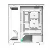 PC skriňa MODECOM VOLCANO STELLAR PLUS MIDI biela — Midi Tower, microATX, tvrdené sklo, USB-C, podporuje GPU 420 mm