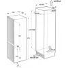 Gorenje NRKI517E41 vstavaná chladnička 252 L biela