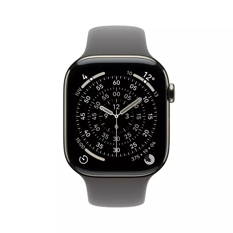 Apple Watch Series 11 GPS + Cellular 42 mm puzdro Natural Titanium