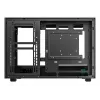 PC skriňa DeepCool CH260 Micro Tower čierna — Micro-ATX/Mini-ITX, tvrdené sklo, USB-C, max. GPU 413 mm