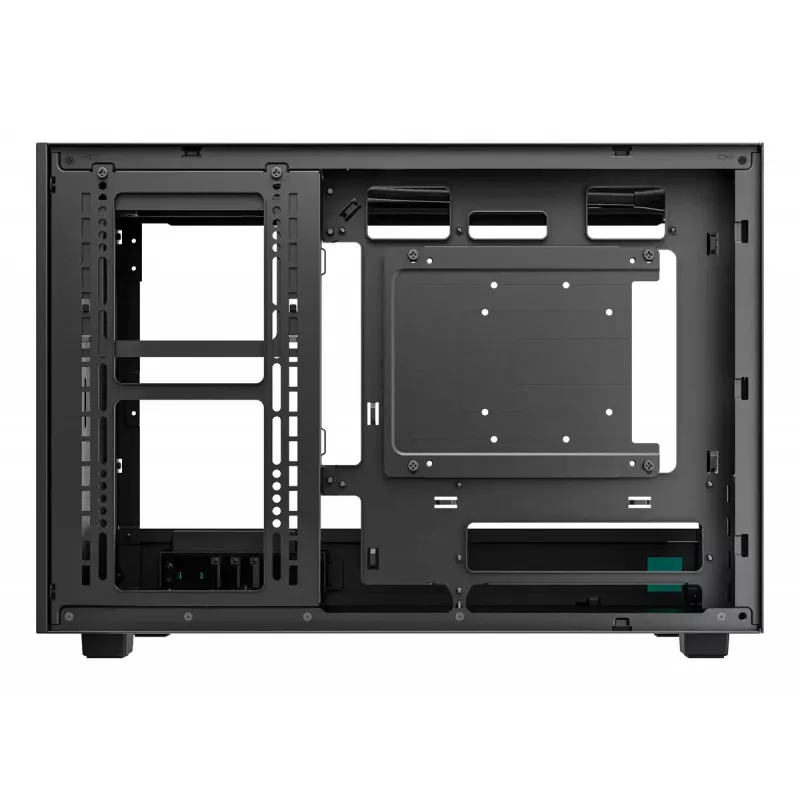PC skriňa DeepCool CH260 Micro Tower čierna — Micro-ATX/Mini-ITX, tvrdené sklo, USB-C, max. GPU 413 mm