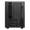 PC skriňa DeepCool CH260 Micro Tower čierna — Micro-ATX/Mini-ITX, tvrdené sklo, USB-C, max. GPU 413 mm