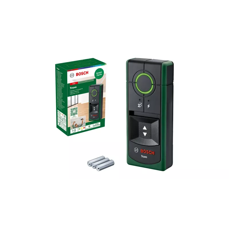 Hľadač na stojane Bosch Truvo 0603681205 — hĺbka detekcie 50 mm, LED displej