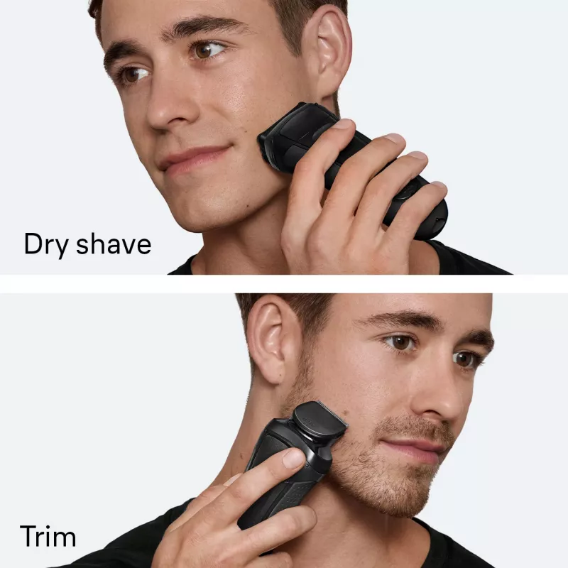 Braun 3000BT akumulátorový zastrihávač 5 7 mm mokré & suché čierna sivá