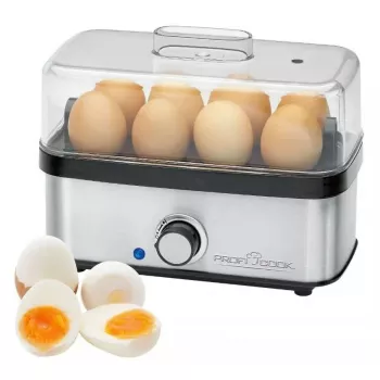 ProfiCook PC-EK 1275 varič vajec, 400 W, až 8 vajec, čierna/nerez (501275)