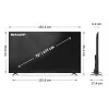 Sharp 70HP5265E TV 177,8 cm (70 palcov) 4K Ultra HD Smart TV Wi-Fi čierna