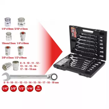 Sada nástrčných kľúčov KS Tools 503.4960