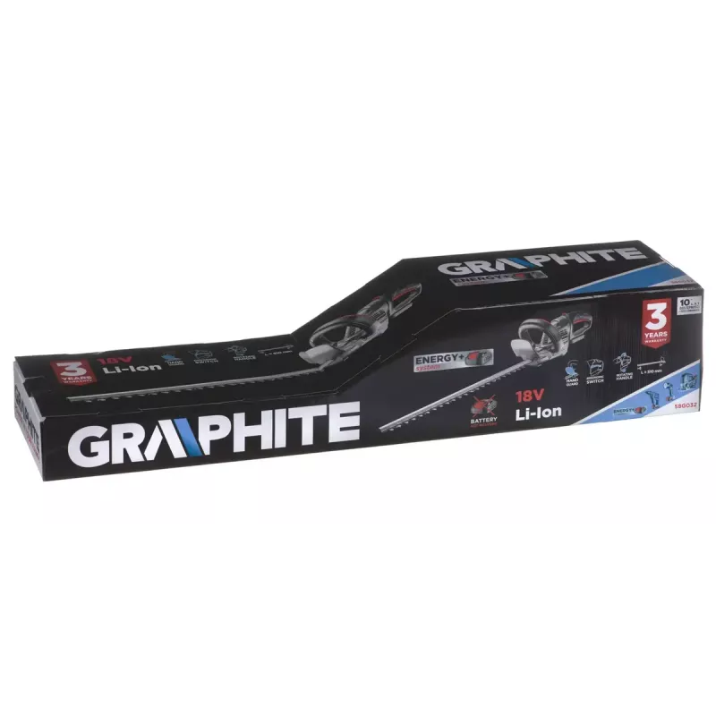 Akumulátorové nožnice GRAPHITE 58G032, dĺžka rezu 51 cm, záhradné náradie na batérie