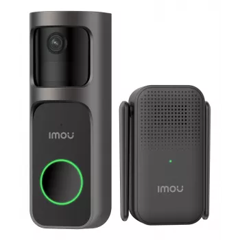Imou Doorbell 2S Kit Čierna 3 MP Bezdrôtový Nástenná montáž