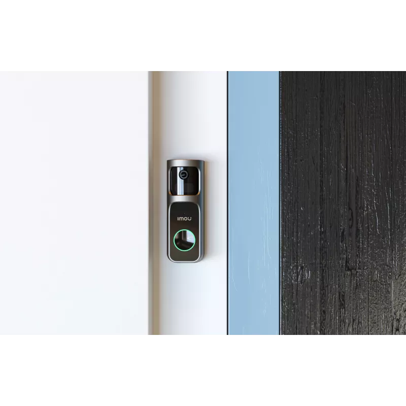 Imou Doorbell 2S Kit Čierna 3 MP Bezdrôtový Nástenná montáž