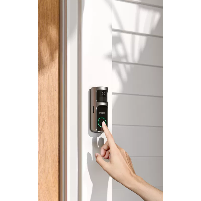 Imou Doorbell 2S Kit Čierna 3 MP Bezdrôtový Nástenná montáž