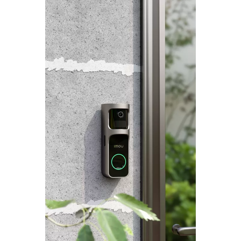 Imou Doorbell 2S Kit Čierna 3 MP Bezdrôtový Nástenná montáž