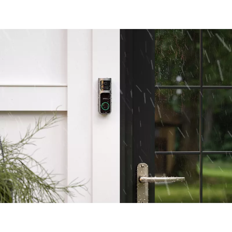 Imou Doorbell 2S Kit Čierna 3 MP Bezdrôtový Nástenná montáž