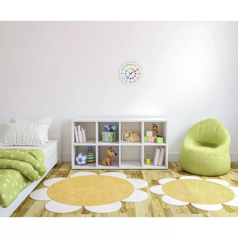 Hama Easy Learning hodinky s kremenným strojčekom – okrúhle, viacfarebné, biele