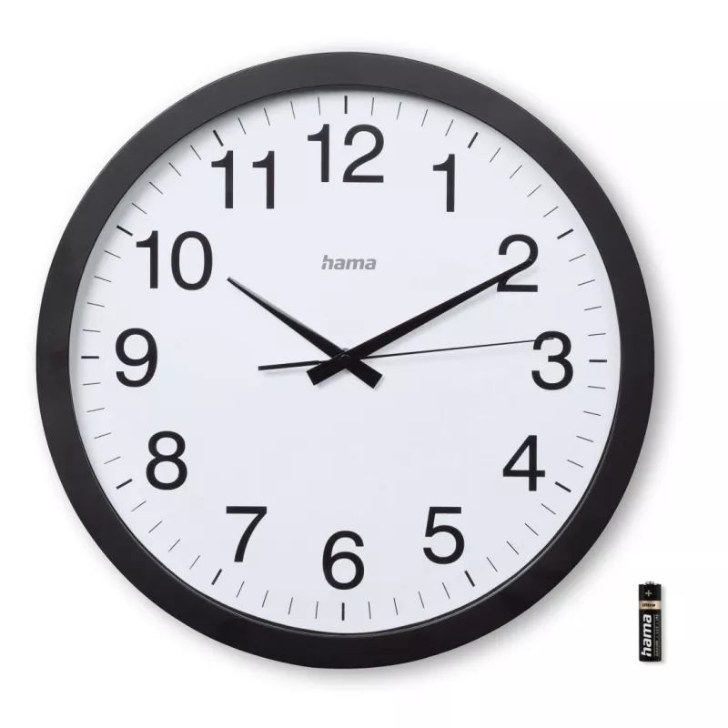 Hama Aruba hodinky s kremenným strojčekom okrúhle čierne, biele