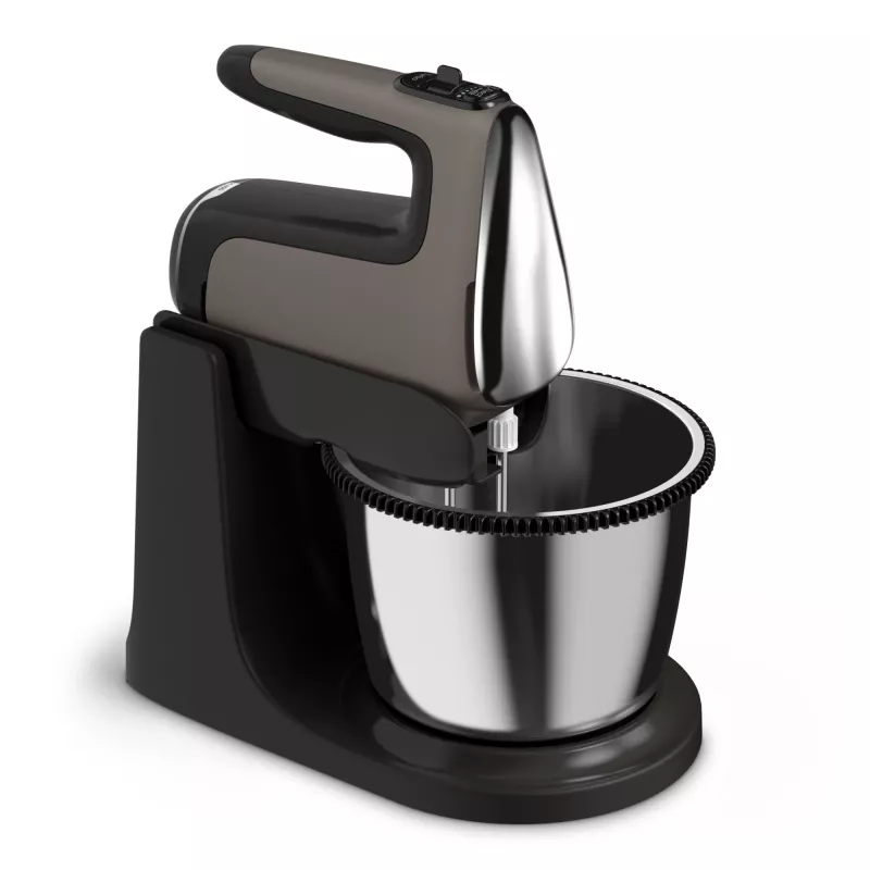 Tefal Powermix Silence HT654E38 ručný mixér so stojanovou misou 600 W sivá/čierna