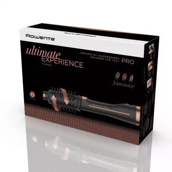 Rowenta Ultimate Experience CF9625 teplovzdušná kefa teplá čierna, bronzová 750 W