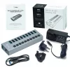 i-tec USB 3.0 nabíjací HUB 10 portov + napájací zdroj 48 W