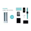 i-tec USB 3.0 nabíjací HUB 10 portov + napájací zdroj 48 W