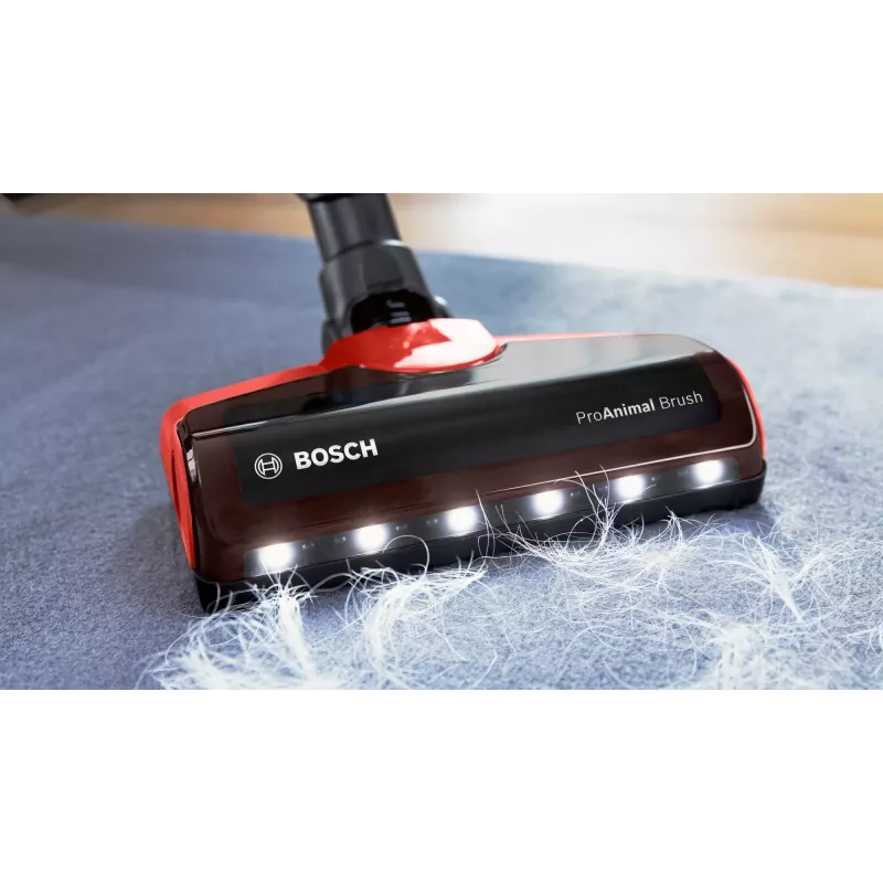 Bosch BCS711PET tyčový vysávač/elektrokefa batéria suchý bez vrecka 0,3 l čierna, červená 3 Ah